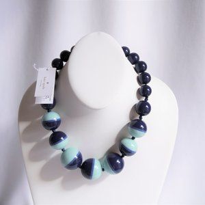 Kate Spade Blue Bowery Ball Necklace